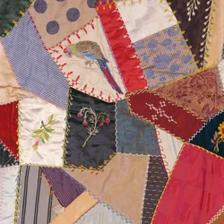Crazy quilt (detail)